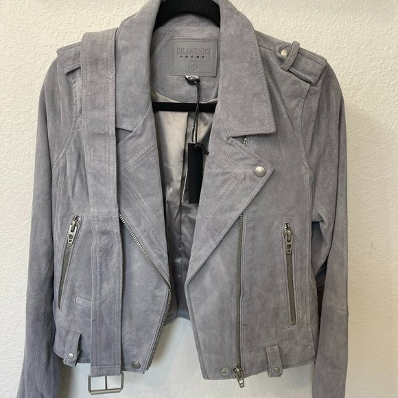 Blank NYC Suede Moto Jacket - Picture 1 of 5